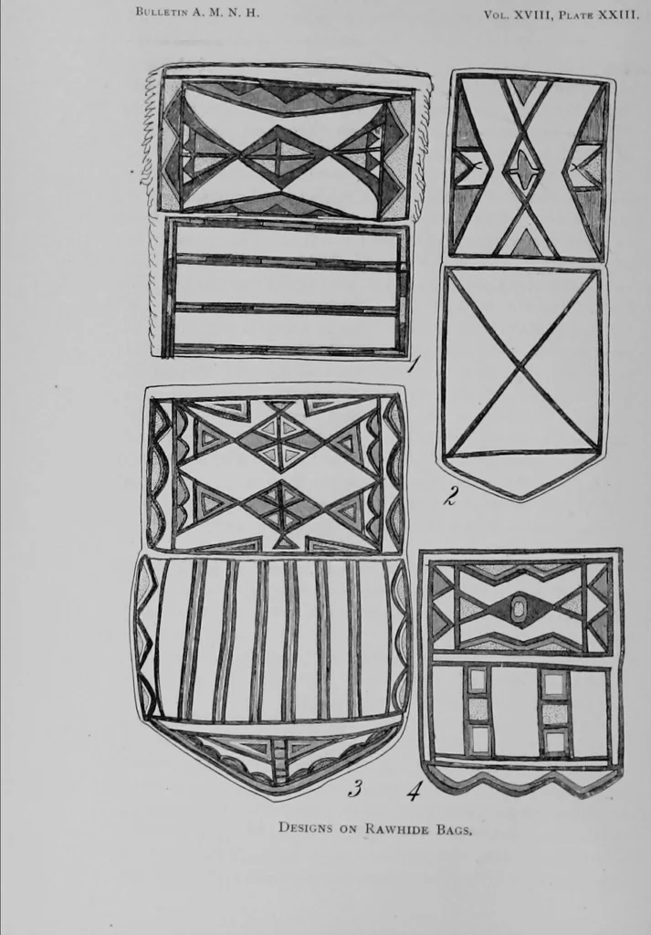 An illustration from The Arapaho, 1902, leaf 141