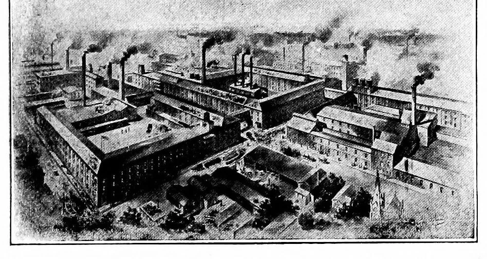 An illustration from Textile calculations : a complete guide to all calculations relating to the construction of all kinds of yarns and fabrics, the analysis of cloth, etc., 1912, leaf 149