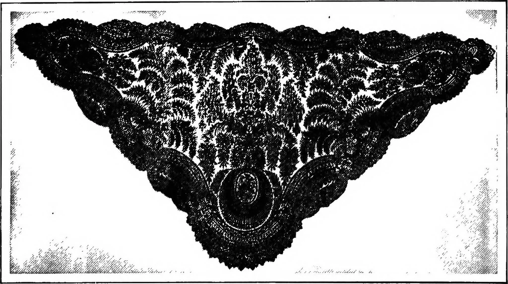 An illustration from Lace and lace making, 1917, leaf 10