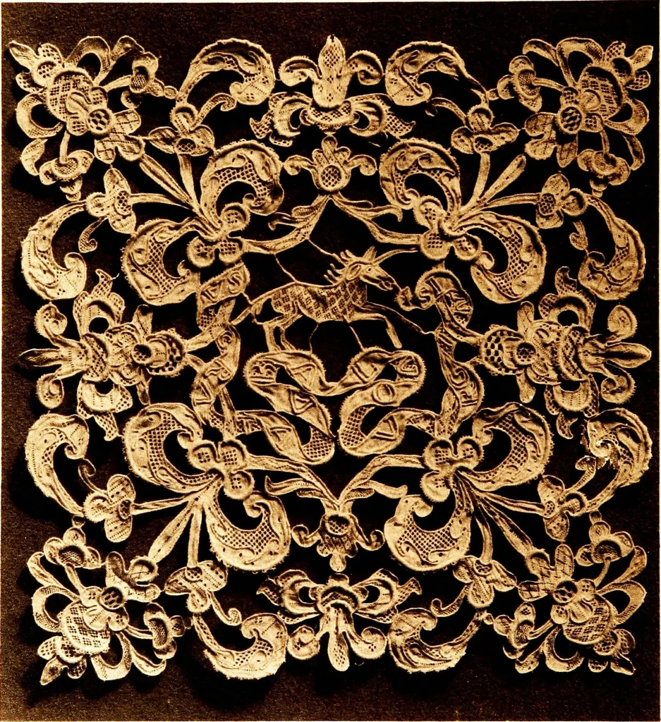 An illustration from Lace and lace making, 1917, leaf 15