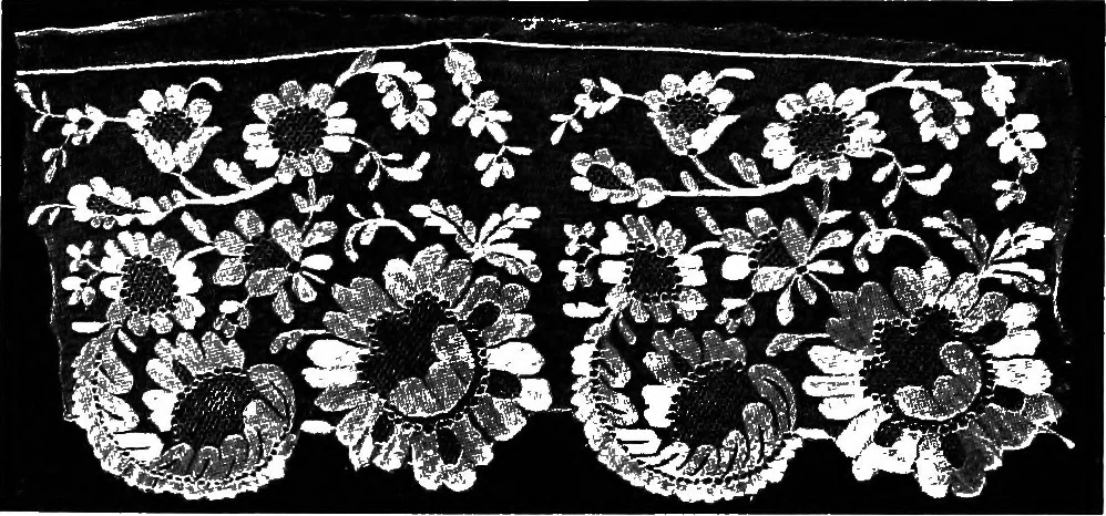 An illustration from Lace and lace making, 1917, leaf 9