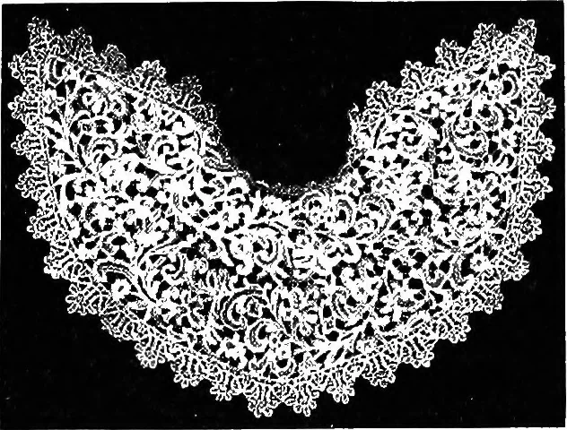 An illustration from Lace and lace making, 1917, leaf 9