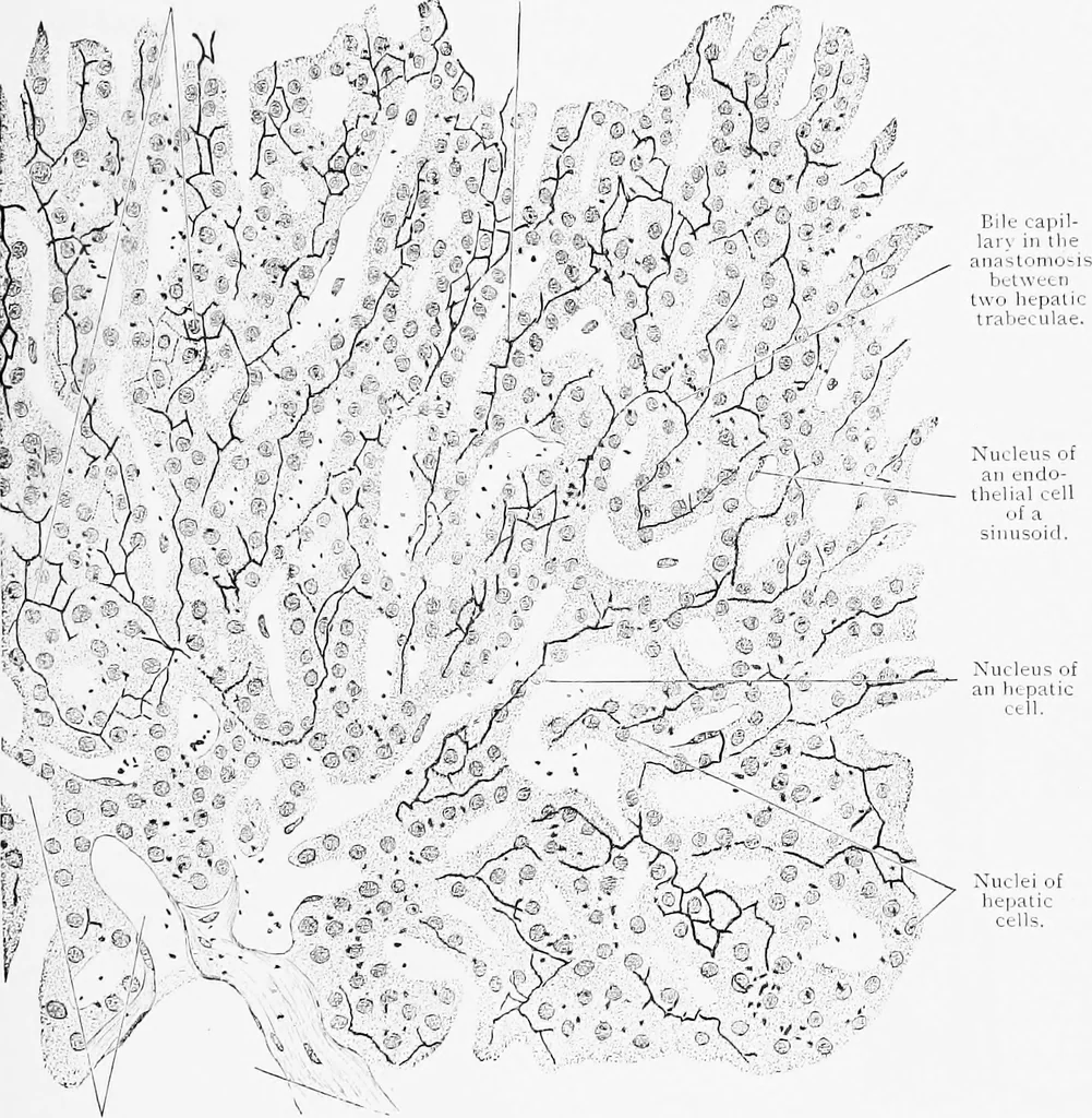 An illustration from Stöhr's histology, arranged upon an embryological basis, 1906, leaf 240