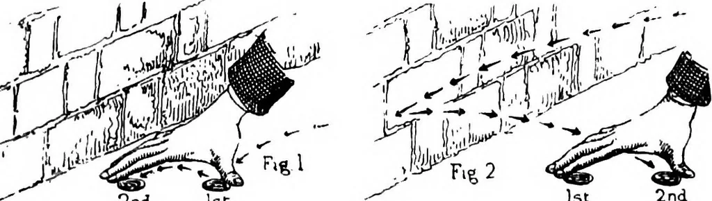 An illustration from The traditional games of England, Scotland, and Ireland, with tunes, singing-rhymes, and methods of playing according to the variants extant and recorded in different parts of the Kingdom;, 1894, leaf 42