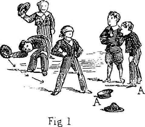 An illustration from The traditional games of England, Scotland, and Ireland, with tunes, singing-rhymes, and methods of playing according to the variants extant and recorded in different parts of the Kingdom;, 1894, leaf 99