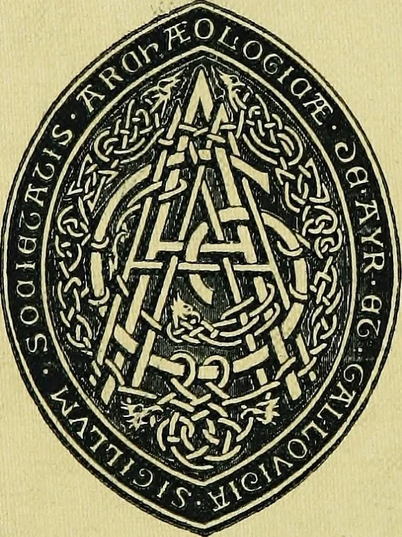 An illustration from Archæological and historical collections relating to Ayrshire & Galloway, 1878, leaf 281