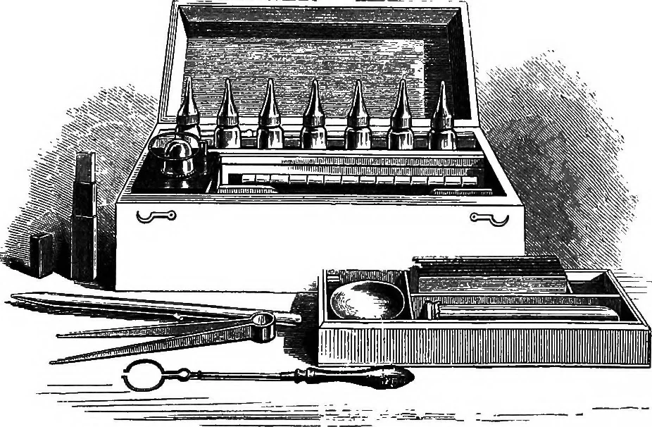 An illustration from How to work with the microscope, 1865, leaf 232