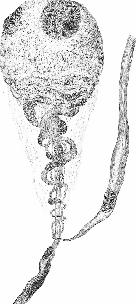 An illustration from How to work with the microscope, 1865, leaf 370