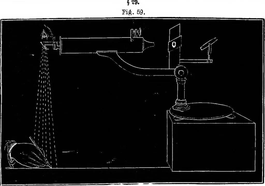 An illustration from How to work with the microscope, 1865, leaf 80