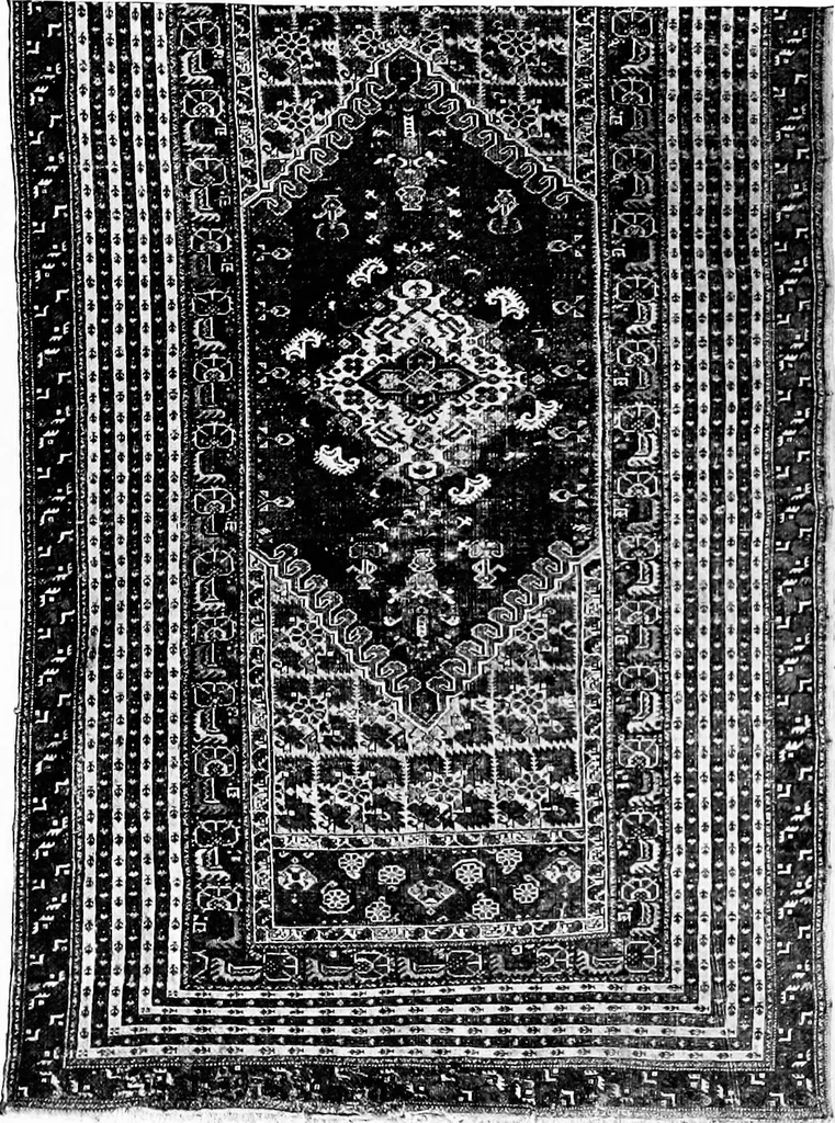 An illustration from The Tiffany studios collection of notable antique oriental rugs, 1906, leaf 104
