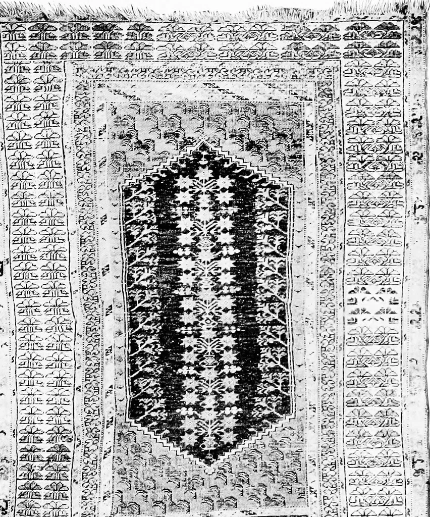 An illustration from The Tiffany studios collection of notable antique oriental rugs, 1906, leaf 112