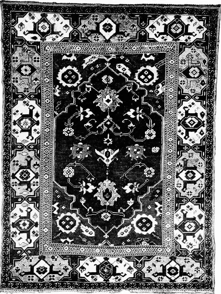 An illustration from The Tiffany studios collection of notable antique oriental rugs, 1906, leaf 136