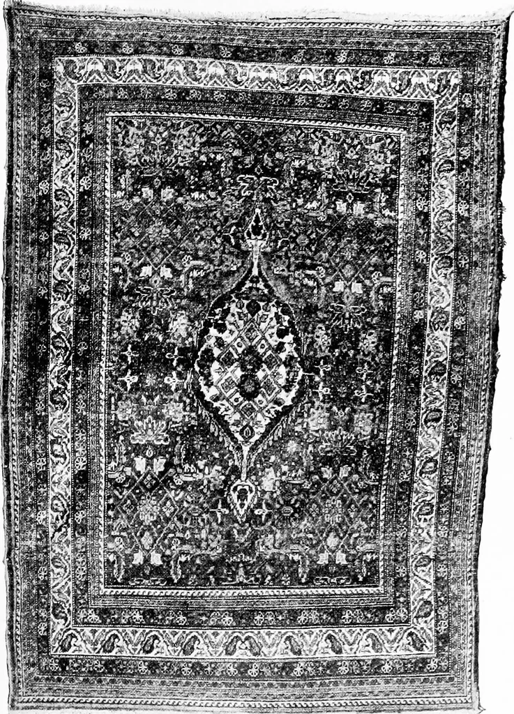 An illustration from The Tiffany studios collection of notable antique oriental rugs, 1906, leaf 42
