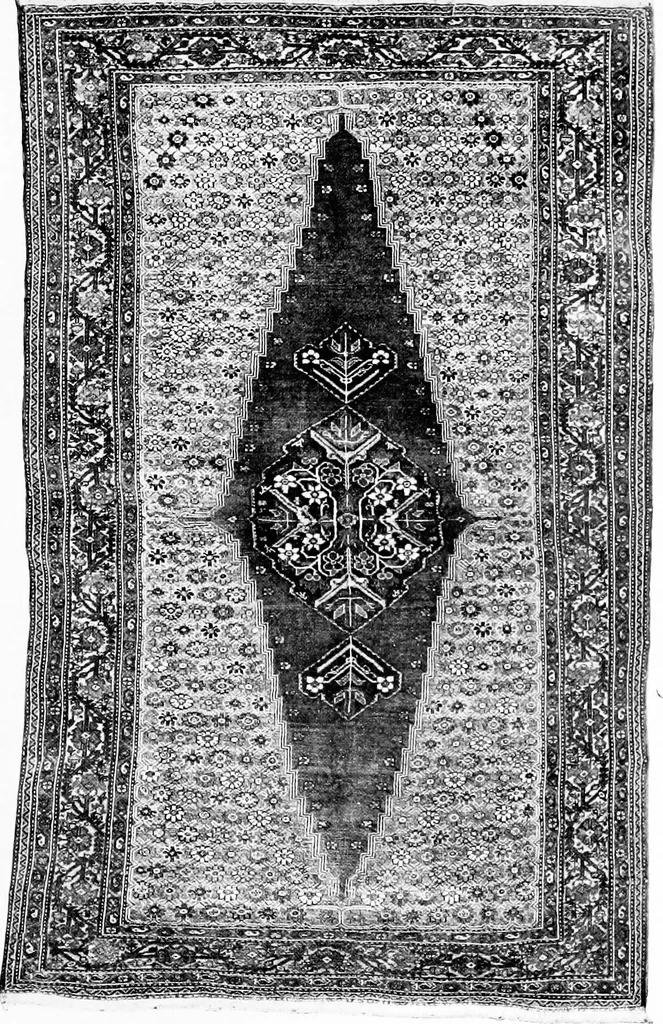 An illustration from The Tiffany studios collection of notable antique oriental rugs, 1906, leaf 46