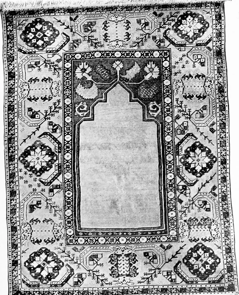 An illustration from The Tiffany studios collection of notable antique oriental rugs, 1906, leaf 92