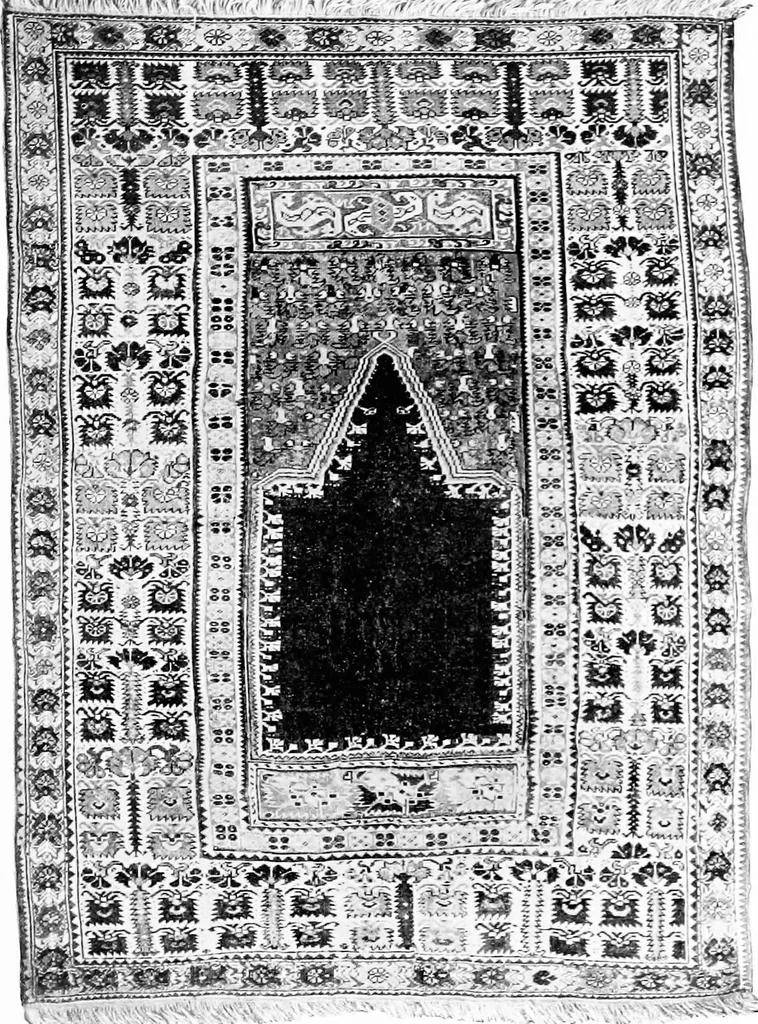 An illustration from The Tiffany studios collection of notable antique oriental rugs, 1906, leaf 96