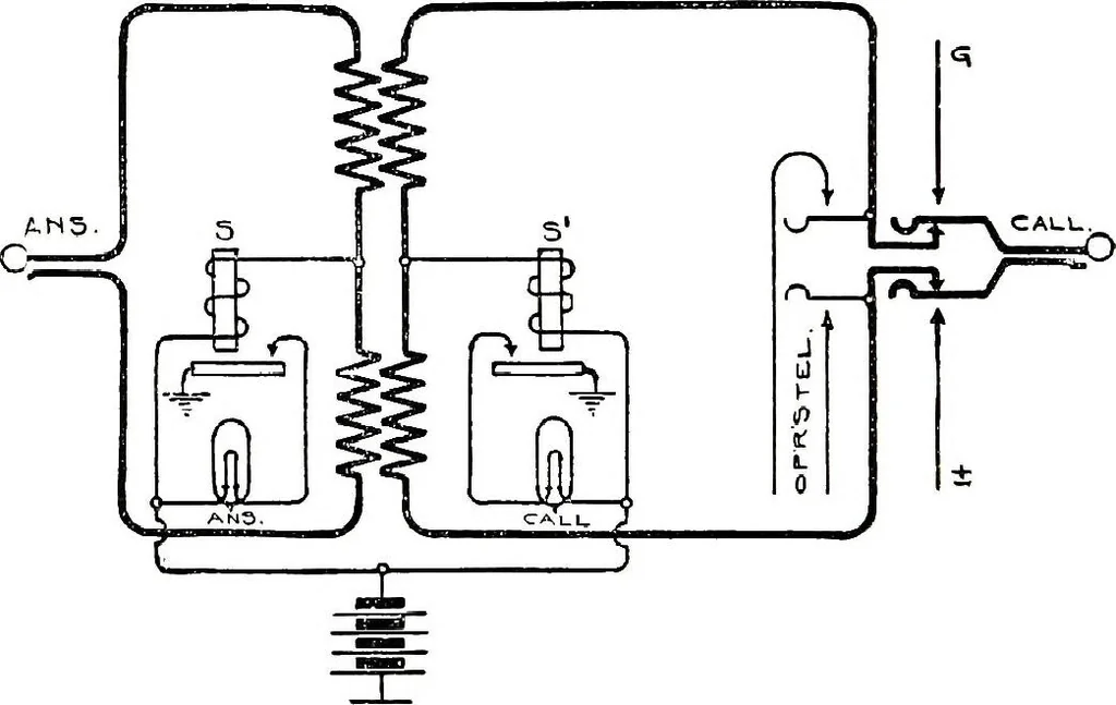 An illustration from American telephone practice, 1905, leaf 406