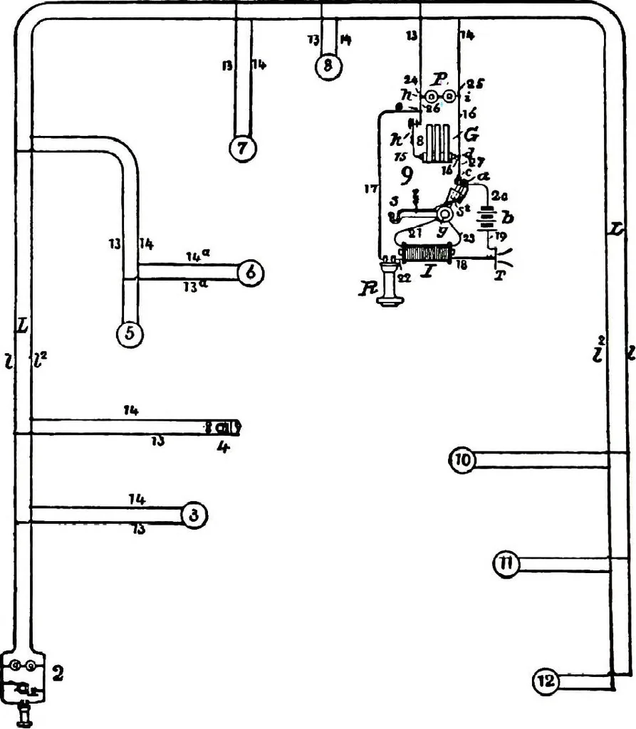 An illustration from American telephone practice, 1905, leaf 448