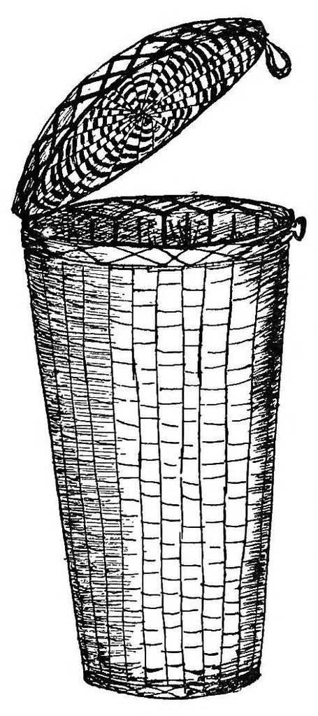 An illustration from Raphia and reed weaving : including also cardboard and paper construction : a practical course for primary and elementary schools, 1910, leaf 119