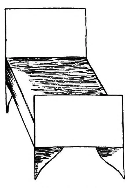 An illustration from Raphia and reed weaving : including also cardboard and paper construction : a practical course for primary and elementary schools, 1910, leaf 33