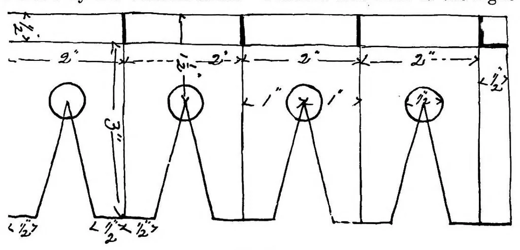 An illustration from Raphia and reed weaving : including also cardboard and paper construction : a practical course for primary and elementary schools, 1910, leaf 91
