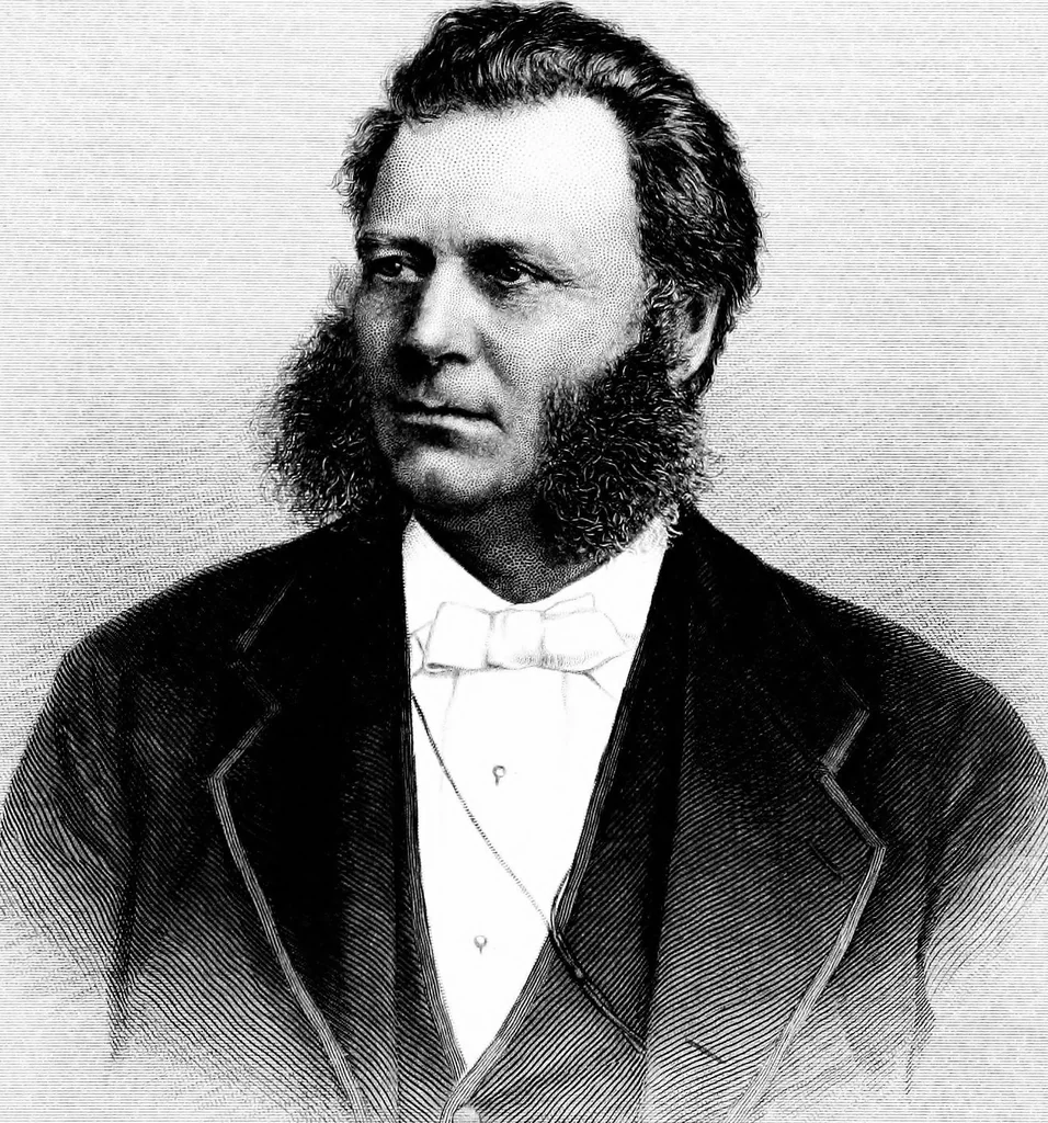 An illustration from A portrait gallery, with biographical sketches of prominent freemasons throughout the United States .., 1892, leaf 118
