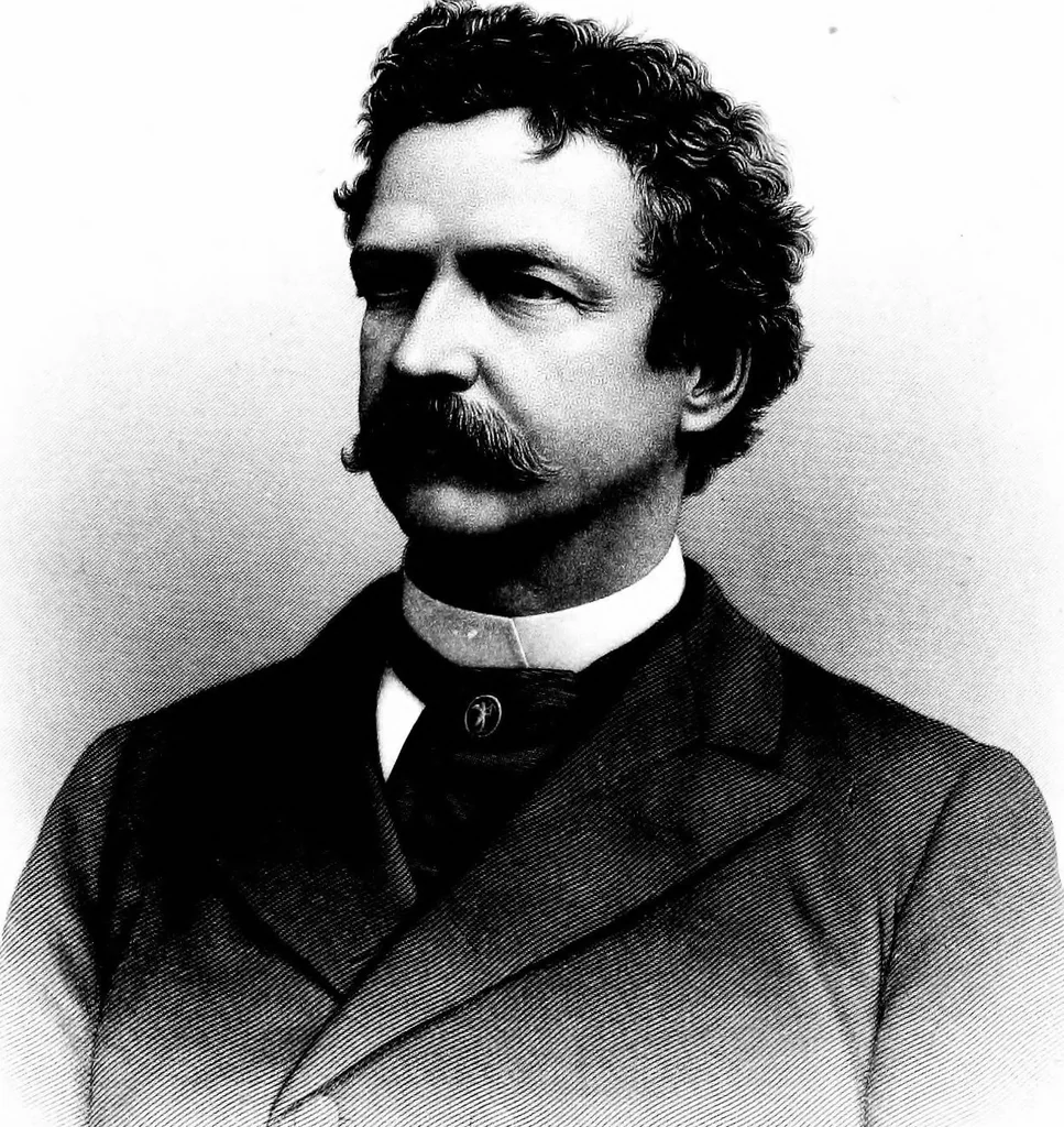 An illustration from A portrait gallery, with biographical sketches of prominent freemasons throughout the United States .., 1892, leaf 16