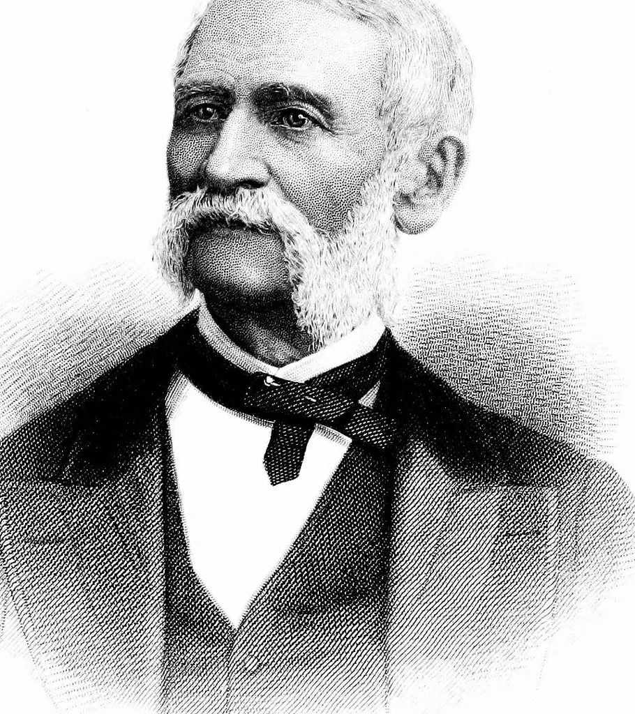 An illustration from A portrait gallery, with biographical sketches of prominent freemasons throughout the United States .., 1892, leaf 22
