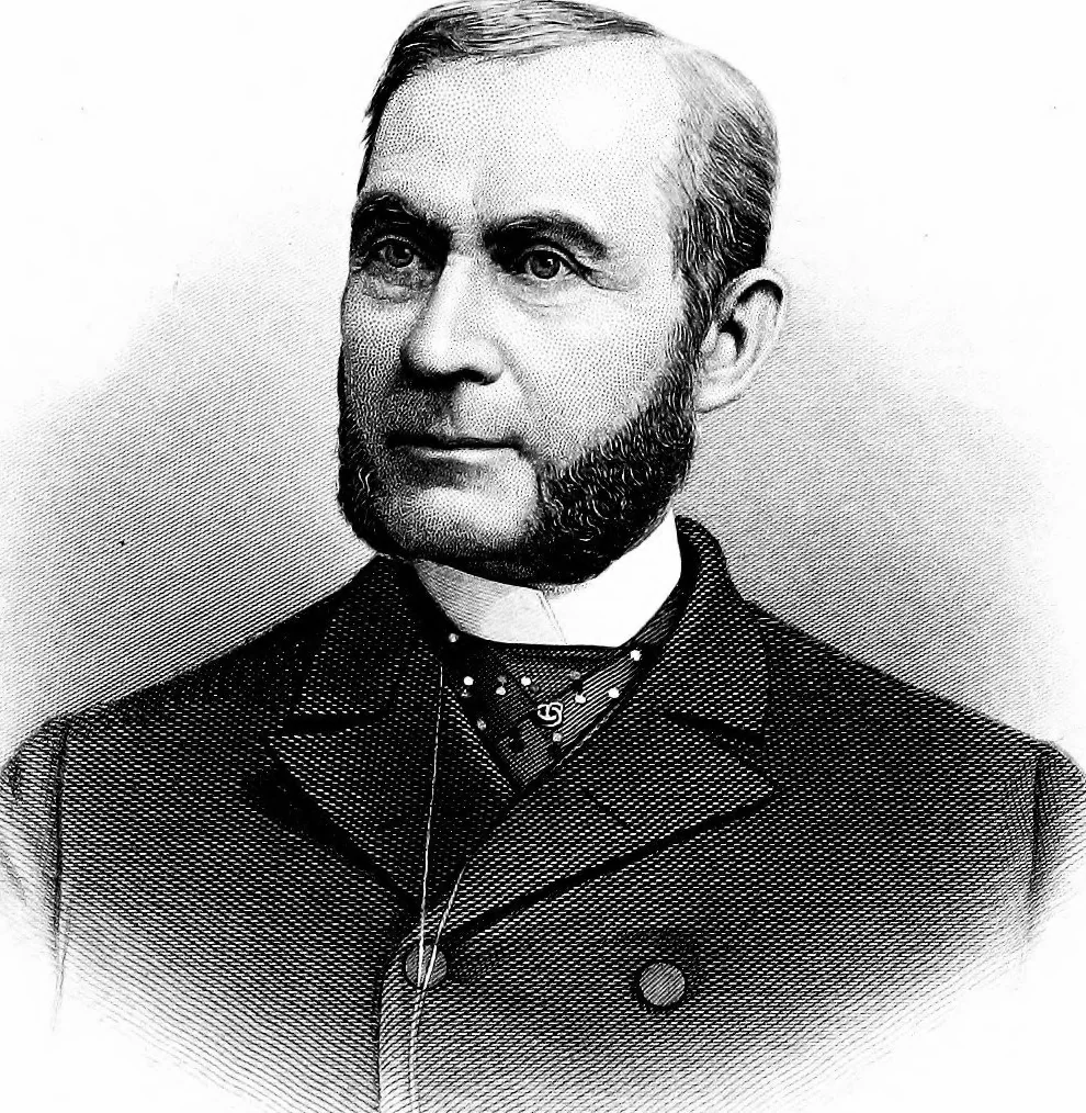 An illustration from A portrait gallery, with biographical sketches of prominent freemasons throughout the United States .., 1892, leaf 28