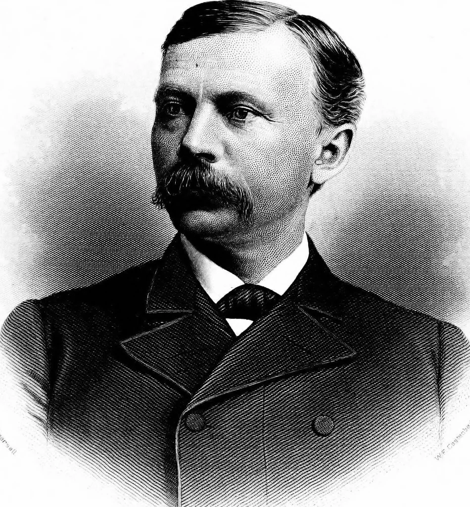 An illustration from A portrait gallery, with biographical sketches of prominent freemasons throughout the United States .., 1892, leaf 46