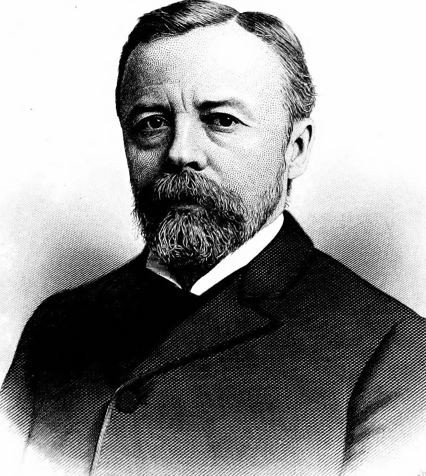 An illustration from A portrait gallery, with biographical sketches of prominent freemasons throughout the United States .., 1892, leaf 52