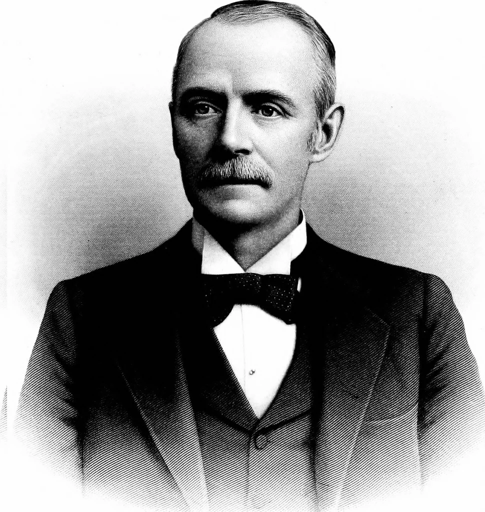 An illustration from A portrait gallery, with biographical sketches of prominent freemasons throughout the United States .., 1892, leaf 58