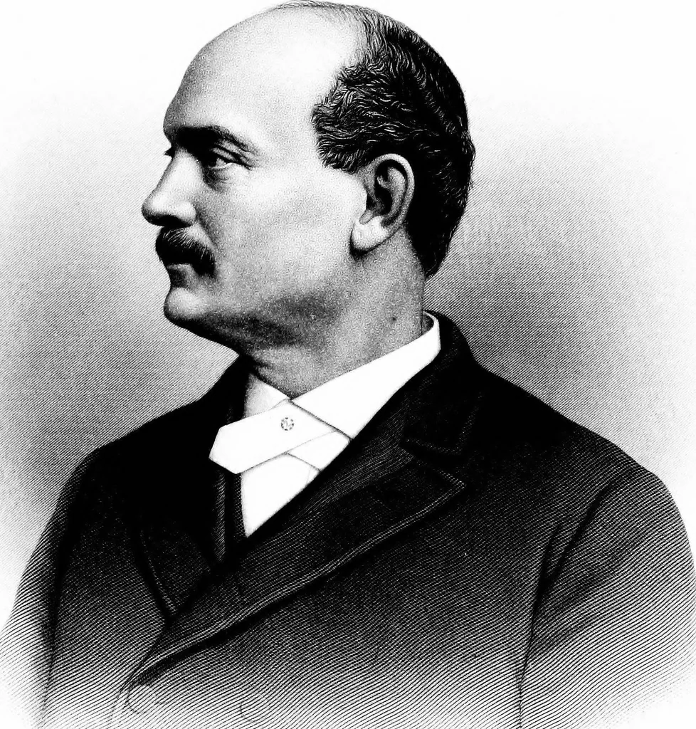 An illustration from A portrait gallery, with biographical sketches of prominent freemasons throughout the United States .., 1892, leaf 64