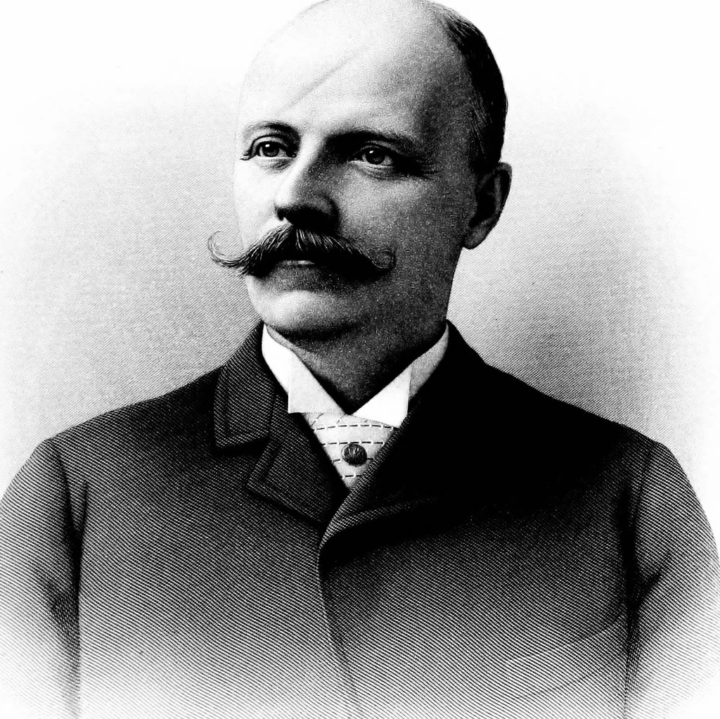 An illustration from A portrait gallery, with biographical sketches of prominent freemasons throughout the United States .., 1892, leaf 88
