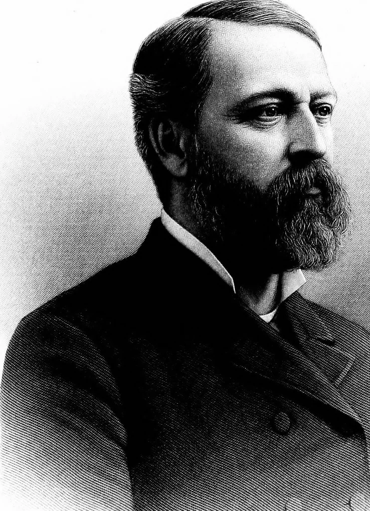 An illustration from A portrait gallery, with biographical sketches of prominent freemasons throughout the United States .., 1892, leaf 94