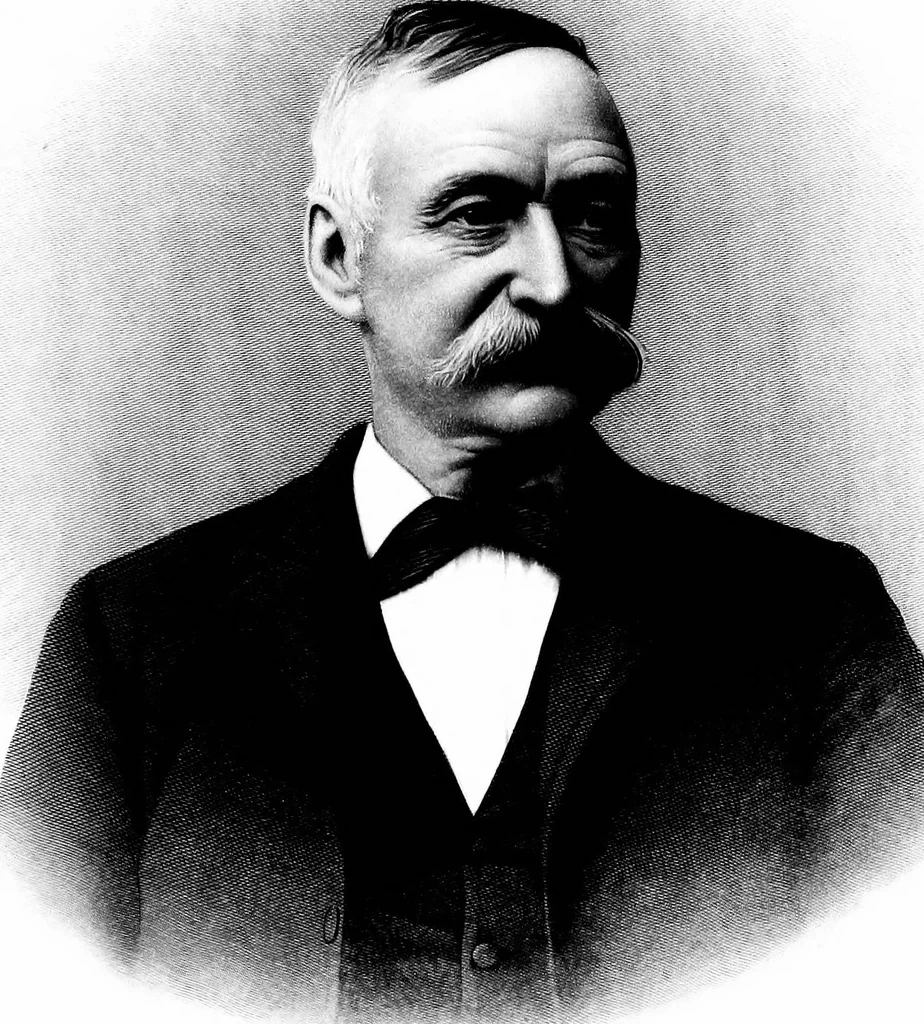 An illustration from A portrait gallery, with biographical sketches of prominent freemasons throughout the United States .., 1892, leaf 118