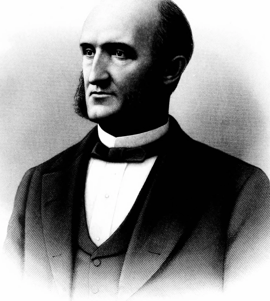 An illustration from A portrait gallery, with biographical sketches of prominent freemasons throughout the United States .., 1892, leaf 28