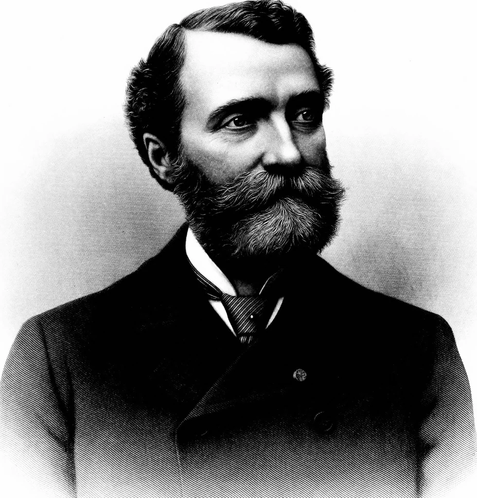 An illustration from A portrait gallery, with biographical sketches of prominent freemasons throughout the United States .., 1892, leaf 46