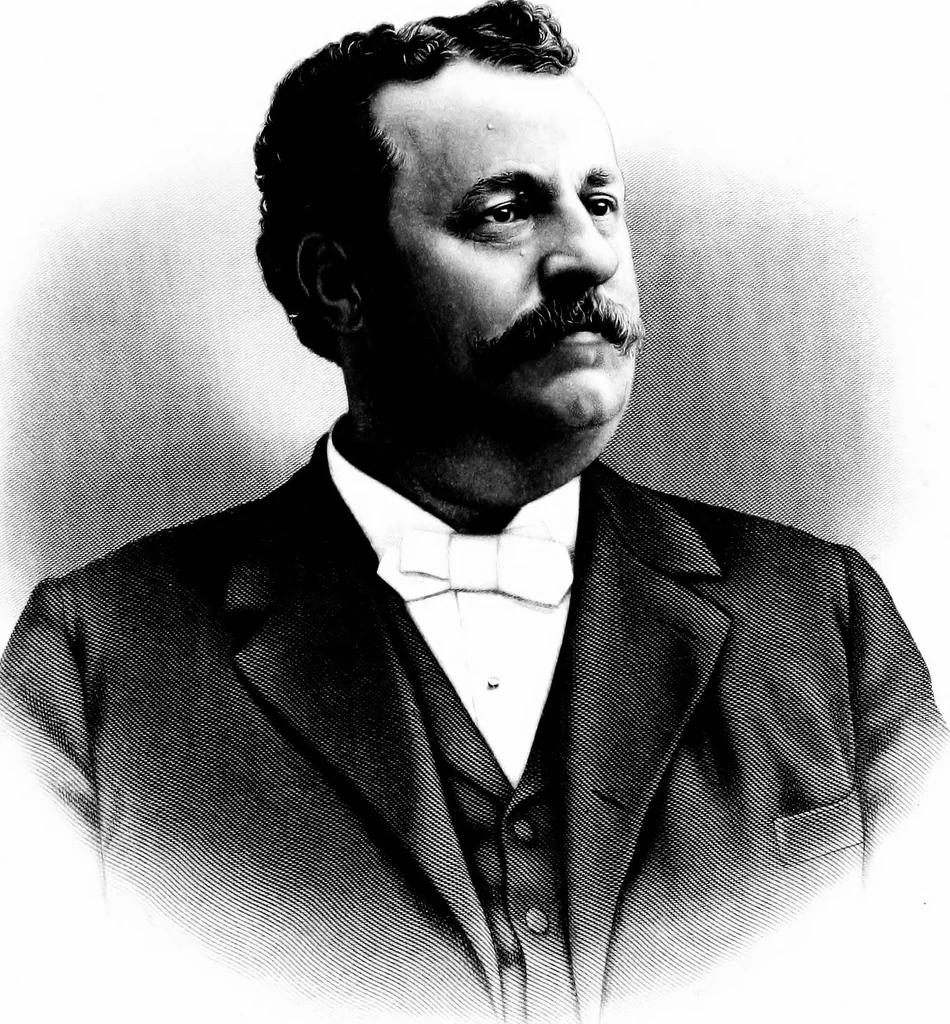 An illustration from A portrait gallery, with biographical sketches of prominent freemasons throughout the United States .., 1892, leaf 52