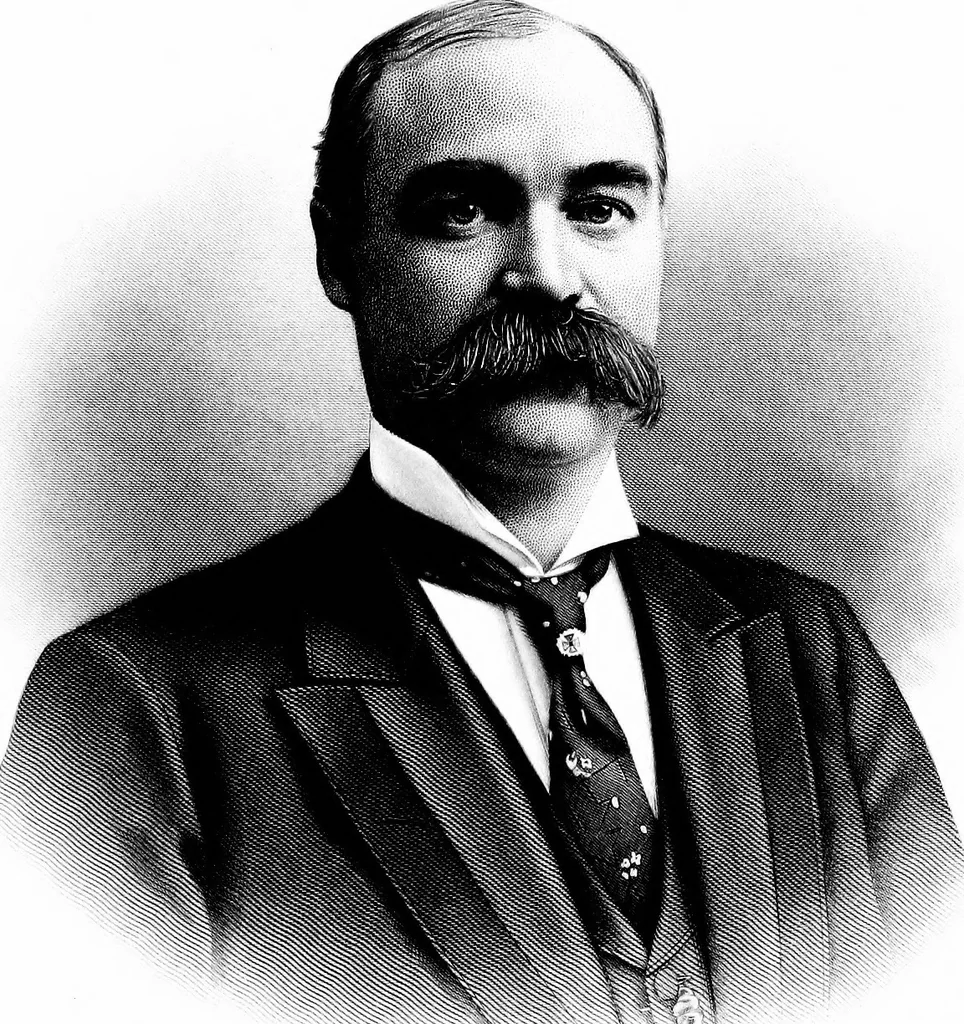An illustration from A portrait gallery, with biographical sketches of prominent freemasons throughout the United States .., 1892, leaf 58