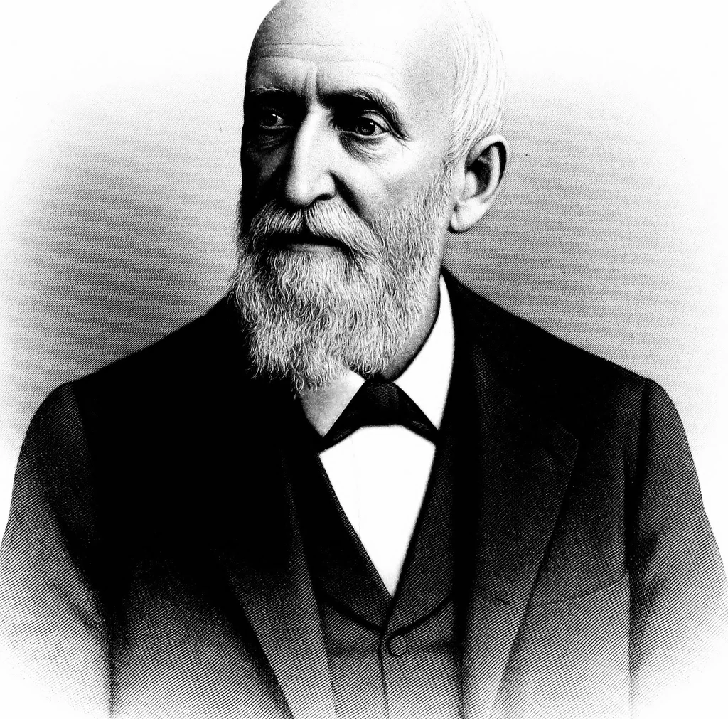 An illustration from A portrait gallery, with biographical sketches of prominent freemasons throughout the United States .., 1892, leaf 64