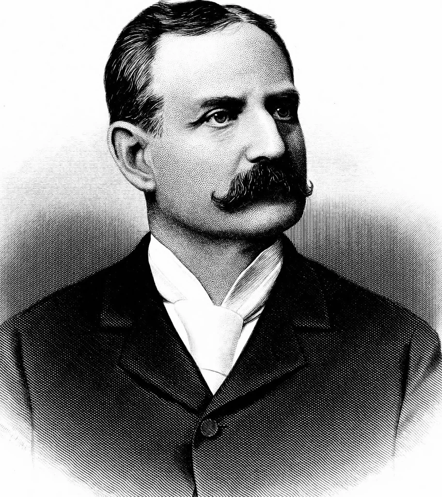 An illustration from A portrait gallery, with biographical sketches of prominent freemasons throughout the United States .., 1892, leaf 82
