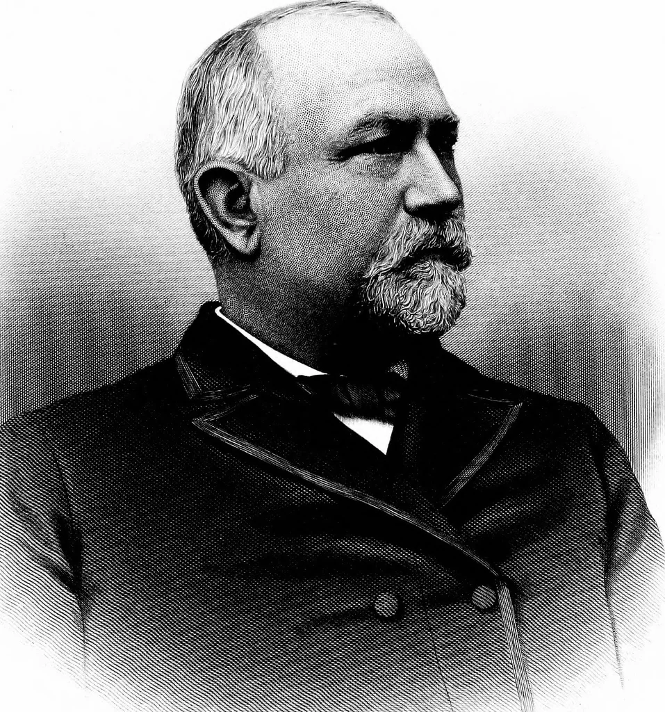An illustration from A portrait gallery, with biographical sketches of prominent freemasons throughout the United States .., 1892, leaf 88