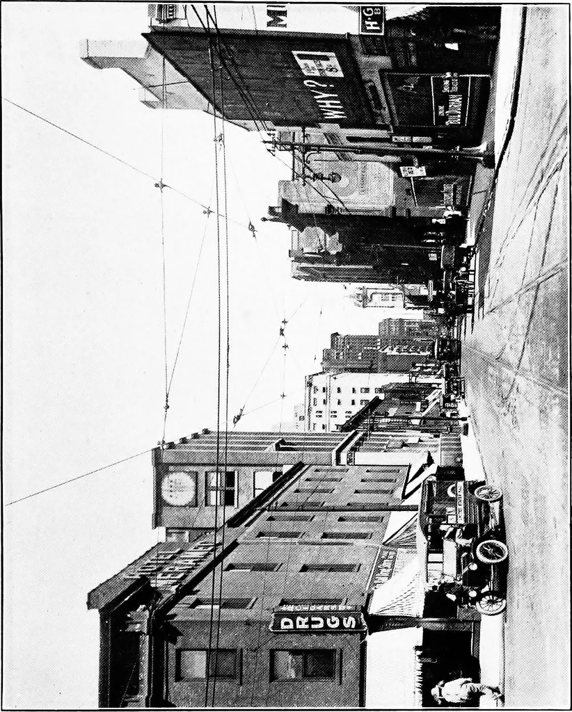 An illustration from Problems of St. Louis, being a description, from the city planning standpoint, of past and present tendencies of growth, with general suggestions for impending issues and necessary future improvements. The City Plan Commission, St. Louis, Mo., Harland Bartholomew, engineer, 1917, leaf 111