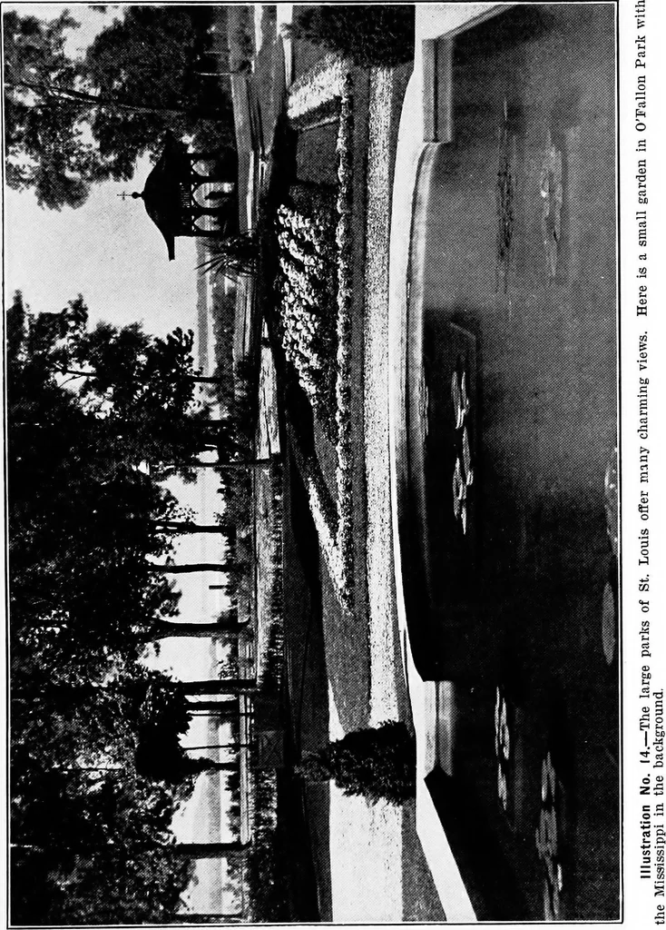 An illustration from Problems of St. Louis, being a description, from the city planning standpoint, of past and present tendencies of growth, with general suggestions for impending issues and necessary future improvements. The City Plan Commission, St. Louis, Mo., Harland Bartholomew, engineer, 1917, leaf 119