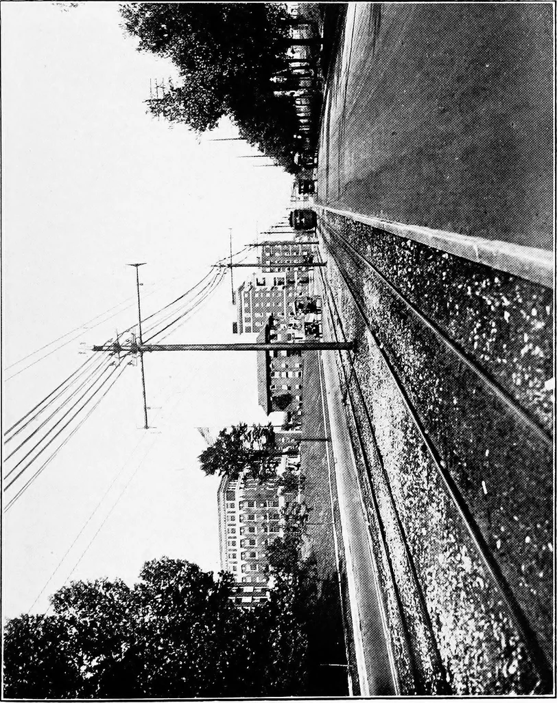 An illustration from Problems of St. Louis, being a description, from the city planning standpoint, of past and present tendencies of growth, with general suggestions for impending issues and necessary future improvements. The City Plan Commission, St. Louis, Mo., Harland Bartholomew, engineer, 1917, leaf 153