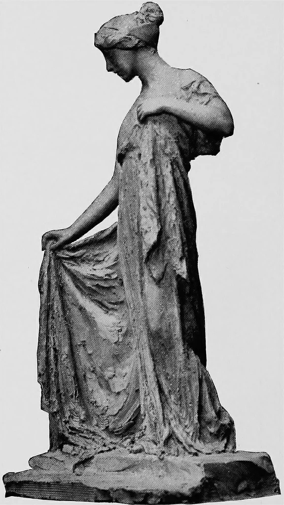 An illustration from An Exhibition of paintings and sculpture by Robert Vonnoh and Bessie Potter Vonnoh and of paintings by Ernest Lawson and W. Murray Smith of London, England : the Memorial Art Gallery, Rochester, New York, January sixth to January thirtieth, nineteen hundred and sixteen, 1916, leaf 11
