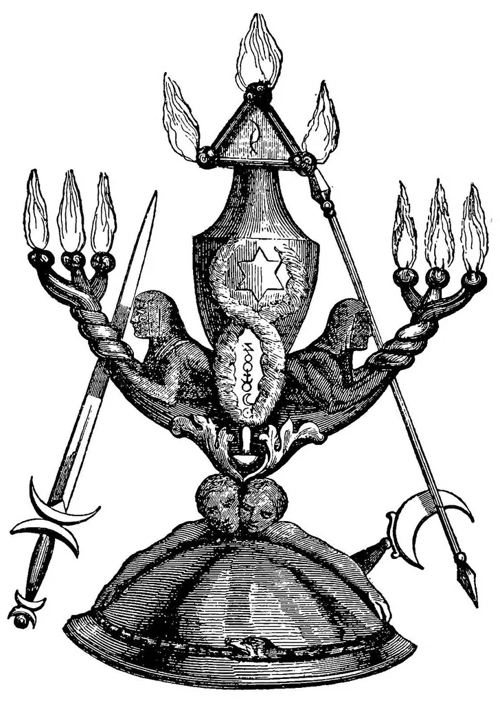 An illustration from Bygone beliefs, being a series of excursions in the byways of thought, 1920, leaf 152