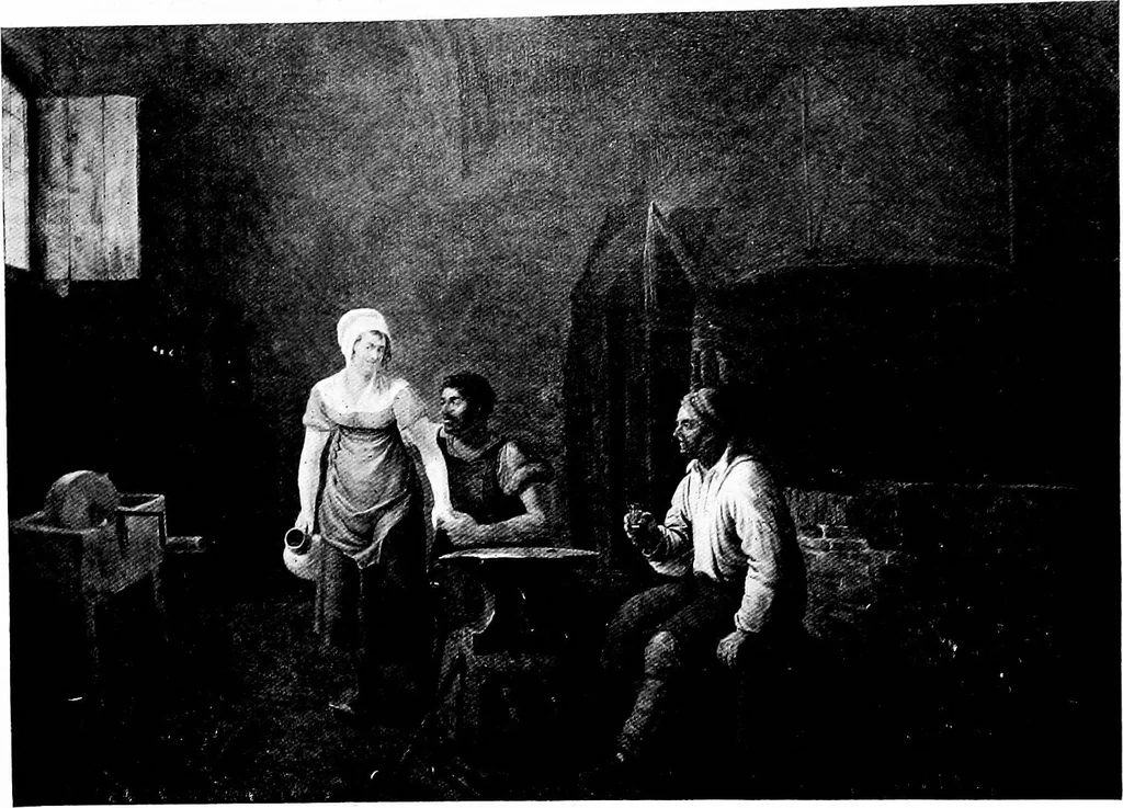 An illustration from The valuable collection of paintings : belonging to Thomas B. Harned, Esq. ... and ... relics of George and Martha Washington and historical china, engraved portraits and views, &c., to be sold ... May 28 and 29, 1917 .., 1917, leaf 37