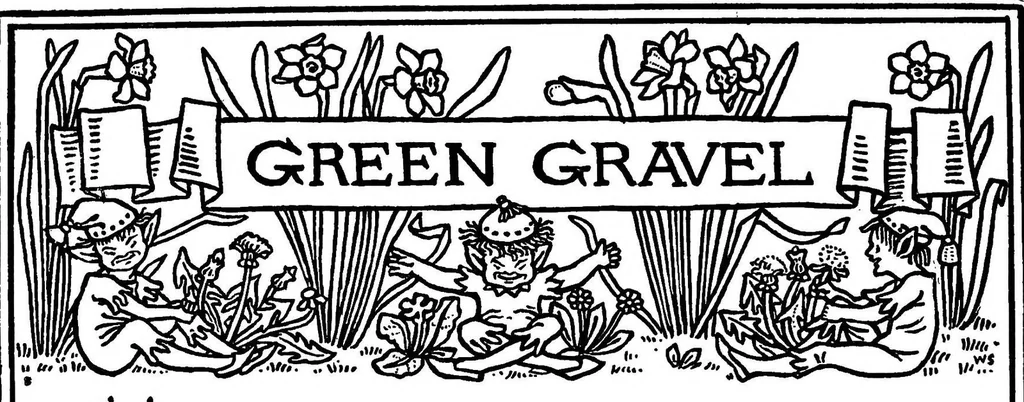 An illustration from Children's singing games : with the tunes to which they are sung : 1st-2nd series, 1894, leaf 31